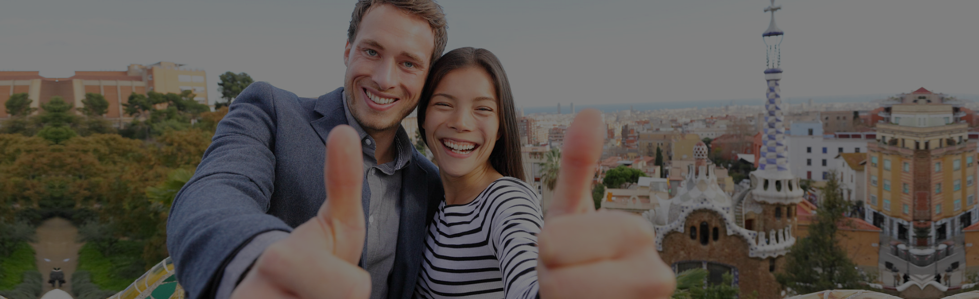 giving thumbsup while having a photo